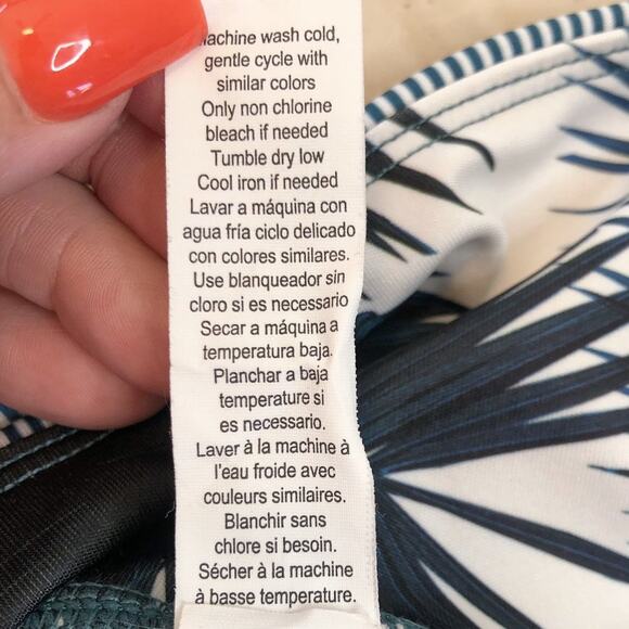 NWOT Nanette Lepore Activewear Celestial Striped Equator Crop Tights Leggings M - Picture 12 of 12